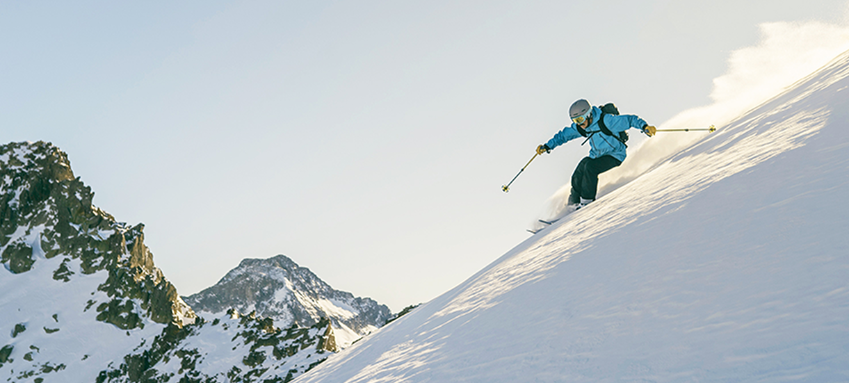 skiing